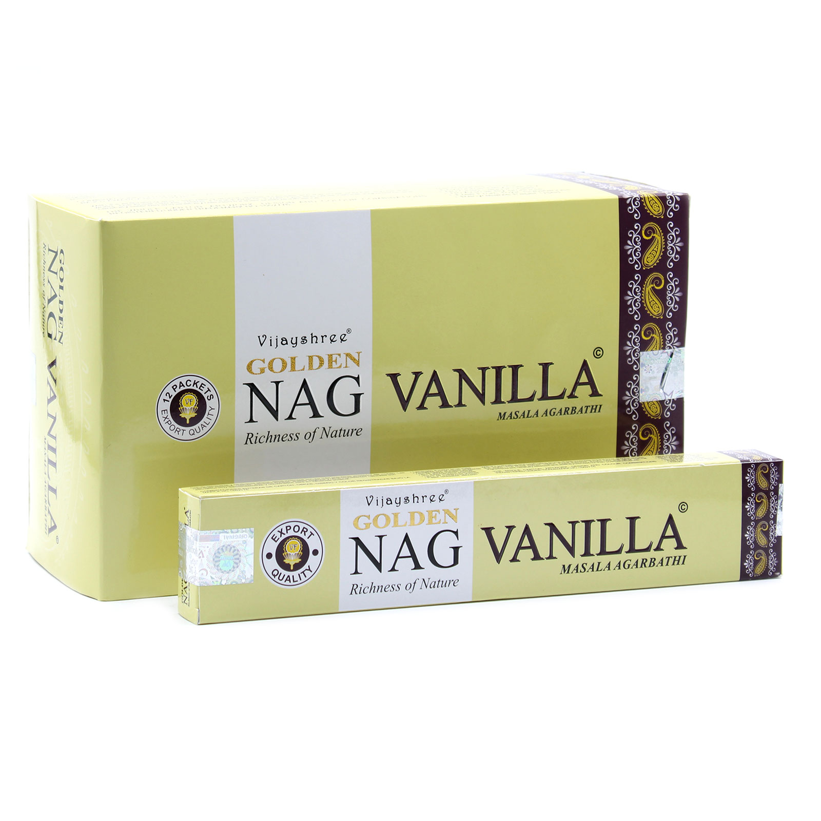 Räucherstäbchen Golden Nag Vanilla